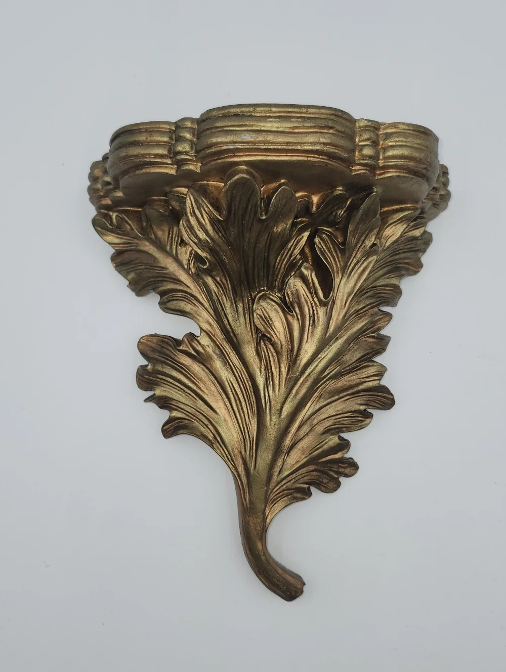 vintage Gilt Gold Wall Shelf corbel gilded 7.5